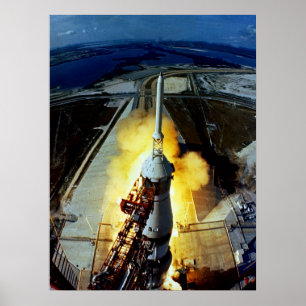 Poster Lancement d'Apollo 11