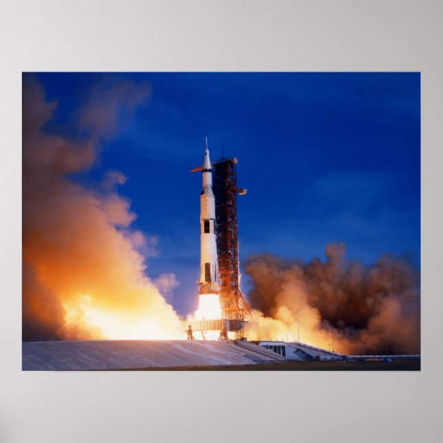 Poster Lancement d'Apollo 15 (Devant)