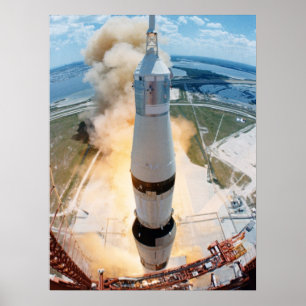 Poster Lancement d'Apollo 16