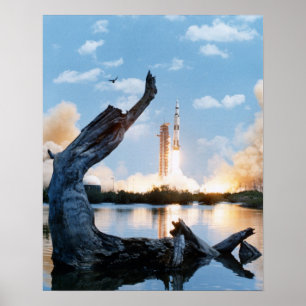 Poster Lancement d'Apollo 16