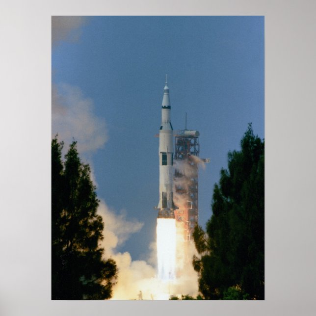 Poster Lancement d'Apollo 16 (Devant)