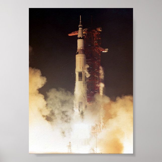 Poster Lancement d'Apollo 17 (Devant)