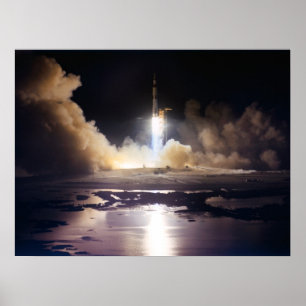 Poster Lancement d'Apollo 17