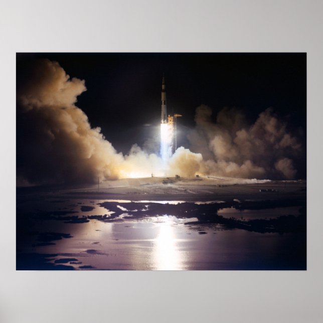 Poster Lancement d'Apollo 17 (Devant)