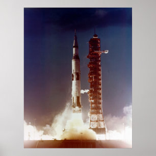 Poster Lancement d'Apollo 4