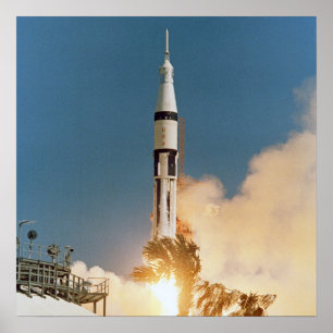 Poster Lancement d'Apollo 7