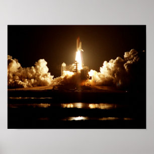 Poster Lancement de la navette spatiale Atlantis (STS-101
