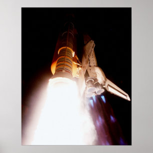 Poster Lancement de la navette spatiale Atlantis (STS-101