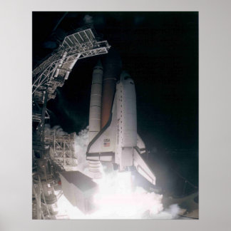 Poster Lancement de la navette spatiale Atlantis (STS-76)