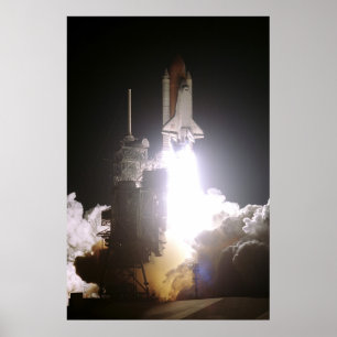 Poster Lancement de la navette spatiale Atlantis (STS-76)