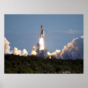 Poster Lancement de la navette spatiale Columbia (STS-107