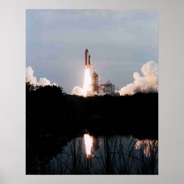 Poster Lancement de la navette spatiale Columbia (STS-75) (Devant)