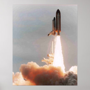 Poster Lancement de la navette spatiale Columbia (STS-75)