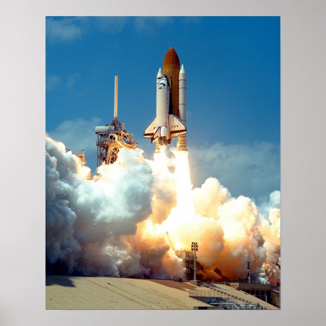 Poster Lancement de la navette spatiale Columbia (STS-90) (Devant)