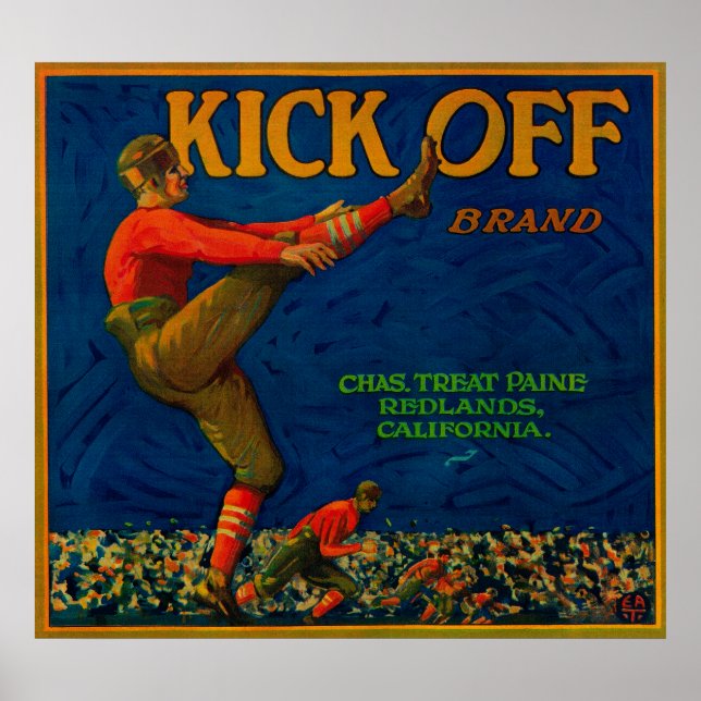 Poster Lancement de Orange LabelRedlands, CA (Devant)