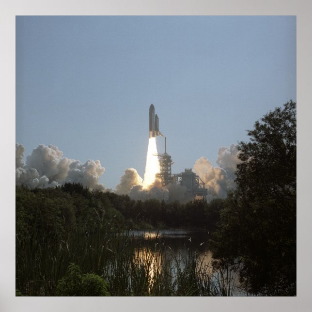 Poster Lancement de Space Shuttle Discovery (STS-29) (Devant)