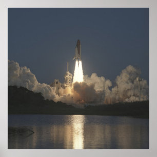 Poster Lancement de Space Shuttle Discovery (STS-41)