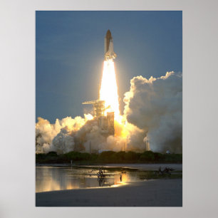 Poster Lancement de Space Shuttle Discovery (STS-48)