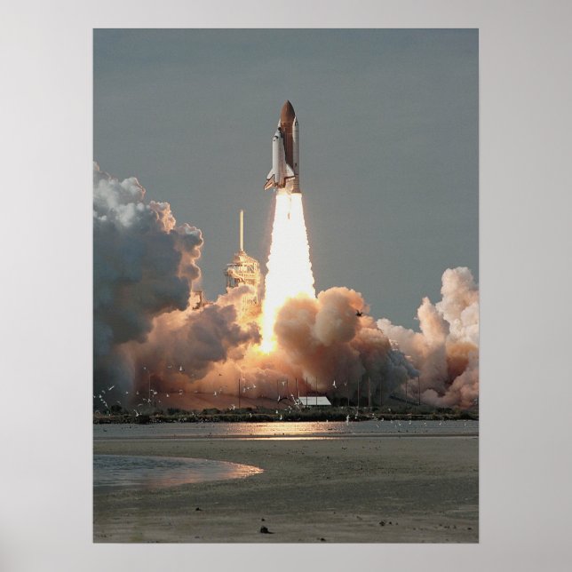 Poster Lancement de Space Shuttle Discovery (STS-51C) (Devant)