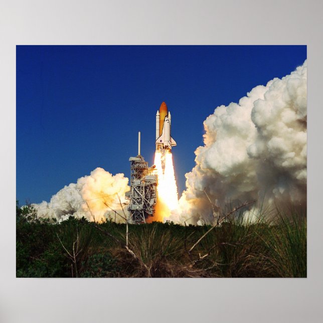 Poster Lancement de Space Shuttle Discovery (STS-95) (Devant)