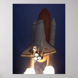Poster Lancement de Space Shuttle Discovery (STS-96)