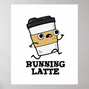 Poster Lancer Le Dernier Jeu De Café Drôle