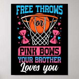 Poster Lancers francs ou nœuds roses Votre frère vous aim