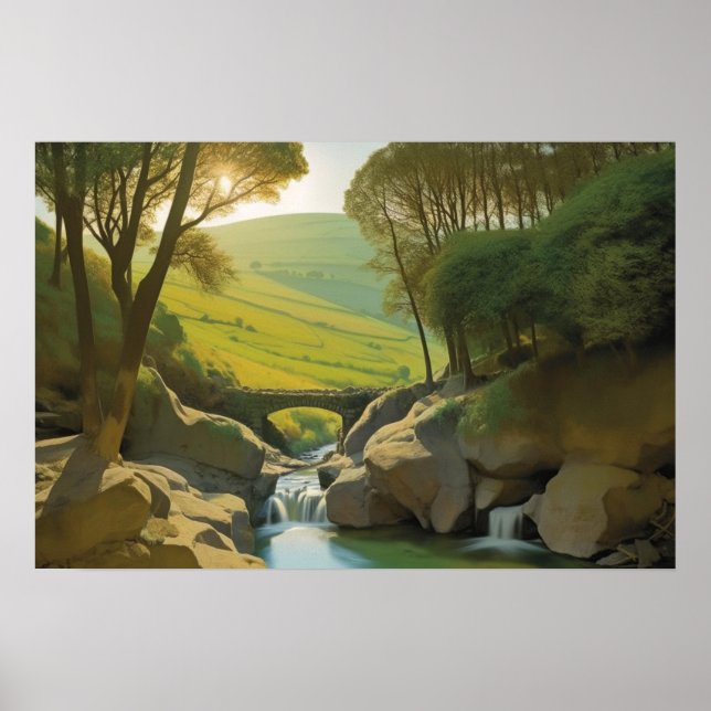 Poster L'ancien pont de pierre (Devant)