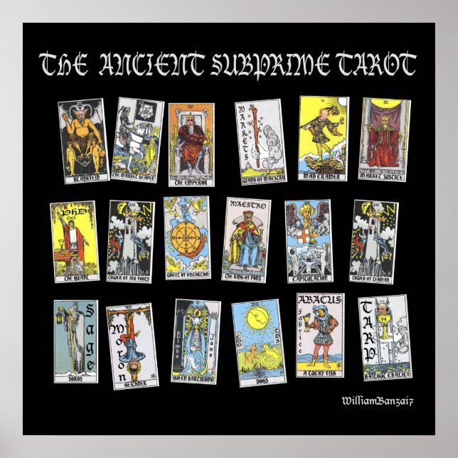 Poster L'ancien Tarot des subprimes (Devant)