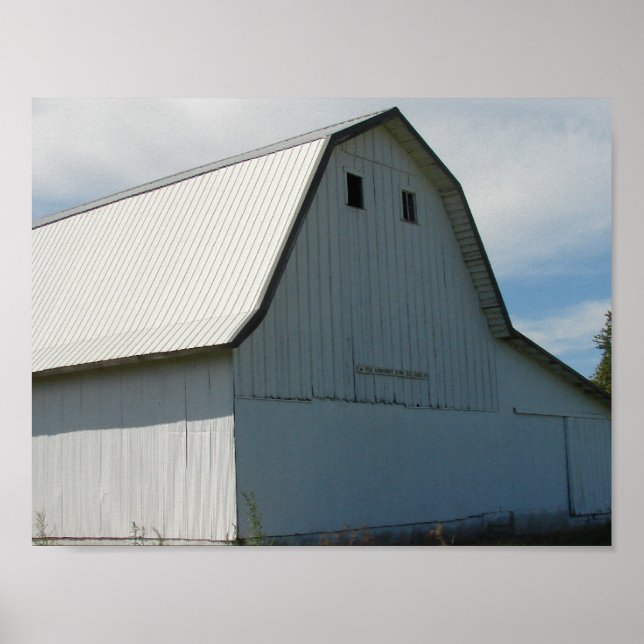 Poster L'ancienne grange blanche (Devant)