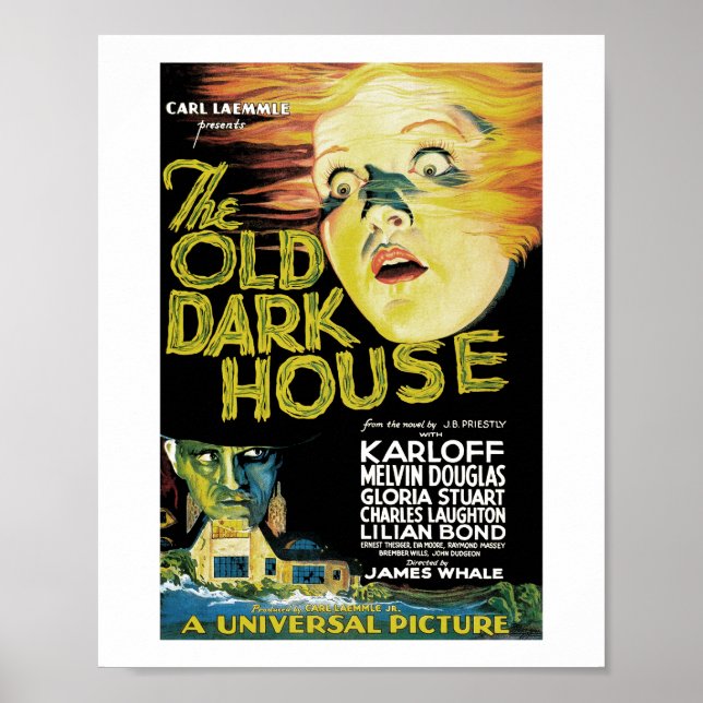Poster L'ancienne maison noire (1932) (Devant)
