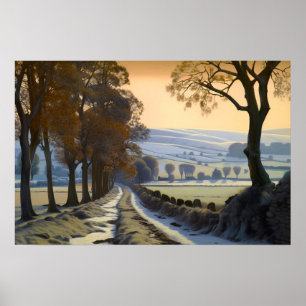 Poster L'ancienne route de campagne