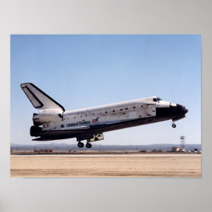 Poster Landing of Space Shuttle Discovery (STS-92)