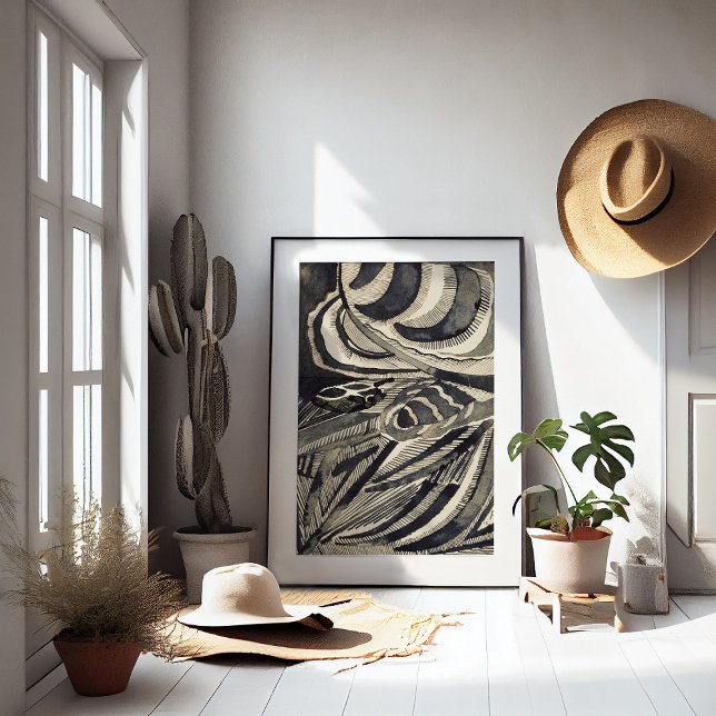 Poster Landschaft | Otto Freundlich (Créateur téléchargé)