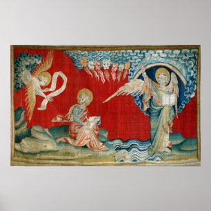 Poster L'ange avec un livre ouvert
