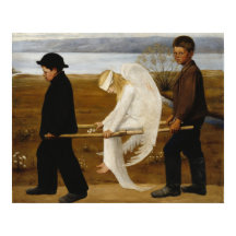 L'ange blessé, Simberg 