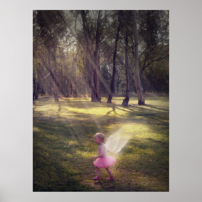 Poster "L'ange des bois" (Devant)