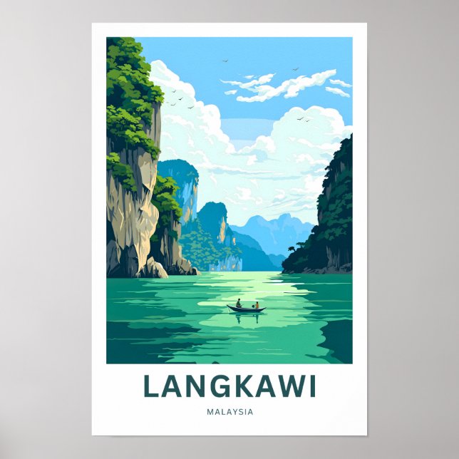 Poster Langkawi Malaisie Imprimer (Devant)