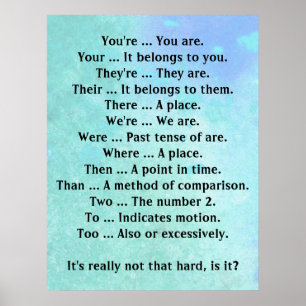 Poster L'anglais n'est pas celui dur