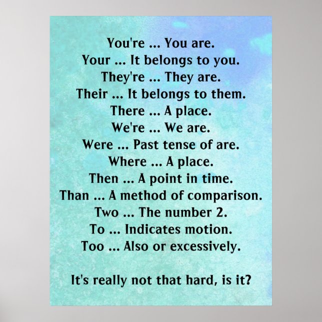 Poster L'anglais n'est pas si dur (Devant)