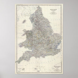Poster L'Angleterre composée, Pays de Galles