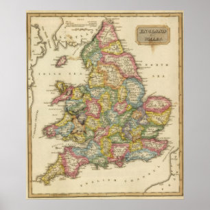 Poster L'Angleterre et le Pays de Galles