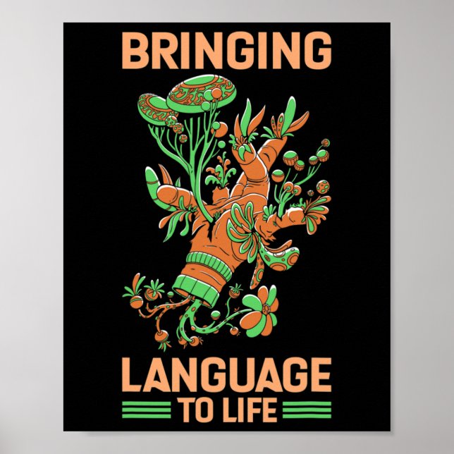 Poster Langue à vie Langue des signes américaine (Devant)