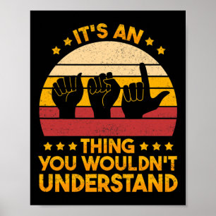 Poster Langue des signes Sensibilisation des personnes so