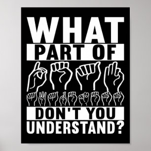 Poster Langue des signes Sensibilisation des sourds