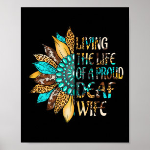 Poster Langue Des Signes Vivre La Vie D'Une Fière Femme S