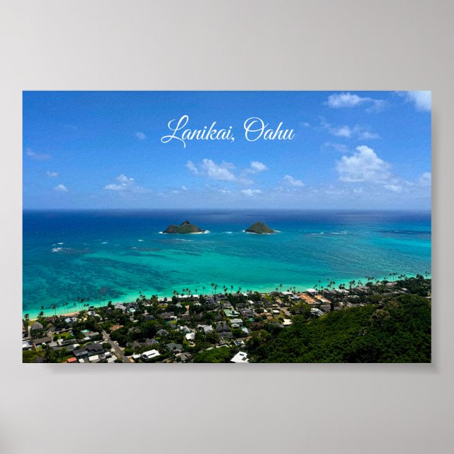 Poster Lanikai Oahu  (Devant)