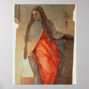 Poster L'annonce, coordonnée de la Vierge, c.1527 (franc
