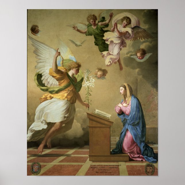 Poster L'Annonciation, avant 1652 (Devant)