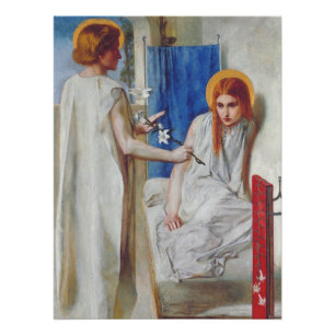 Poster L'Annonciation de Dante Gabriel Rossetti